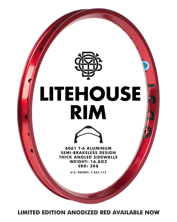 Odyssey Litehouse rim  - red -